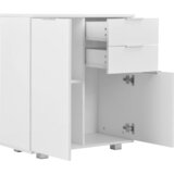  Komoda visoki sjaj bijela 71 x 35 x 80 cm od konstruiranog drva | Eponuda.ba