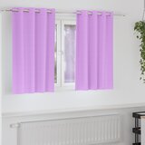 vidaXL Zavjese sa zavjesama 2 pcs Ljubičasta 140 x 140 cm Poliester Cijene