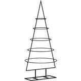 vidaXL Metalno ukrasno božićno drvce crno 90 cm | shoptok.hr