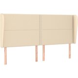  Uzglavlje s ušima krem 183x23x118/128 cm od tkanine | shoptok.hr