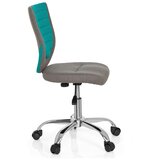 MID.YOU Mladinski Vrtljiv Stol Kiddy Comfort, Siva, Turkizna | Shoptok.si