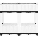 vidaXL Povišena gredica 80x40x71 cm od polipropilena | shoptok.hr