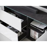 P & B Nizka Omarica Vera, Bela, Antracit, Led | Shoptok.si