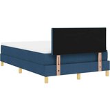 vidaXL Box spring krevet s madracem Plava 120 x 190 cm tkanina | shoptok.hr