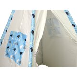 Lean_Toys Indijski šotor Tipi Playhouse Clouds Vodoodporen | Shoptok.si