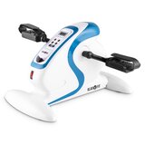Klarfit Cycloony Mini Bike, pohybový trenažér, motor, 120 kg, diaľkové ovládanie, biela/modrá | shoptok.hr