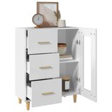  Komoda bijela 69,5x34x90 cm od konstruiranog drva | shoptok.hr