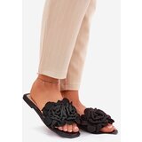 Boto Flat Women's Slippers With Bow Black Tobin | shoptok.hr