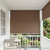  Roleta zaštita od UV zračenja Sivosmeđa 160 x 140 cm Poliester | shoptok.hr