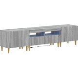  5-dijelni LED TV ormarić Siva Sonoma Konstruirano drvo | shoptok.hr