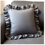 Mila Home Ukrasna jastučnica od mješavine pamuka 40x40 cm Ruffled – u