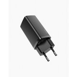 Baseus Punjač za mobitel GaN2 Lite Quick Charger USB-C+USB 65W EU, zidni, crni | shoptok.hr