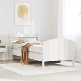  Okvir kreveta bez madraca bijeli 100x200 cm konstruirano drvo | shoptok.hr