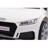  Licenciran otroški avto na akumulator Audi TTRS - bel | Shoptok.si