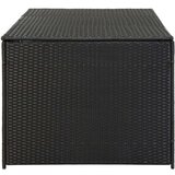  Kutija za pohranu od poliratana 180 x 90 x 70 cm crna | shoptok.hr