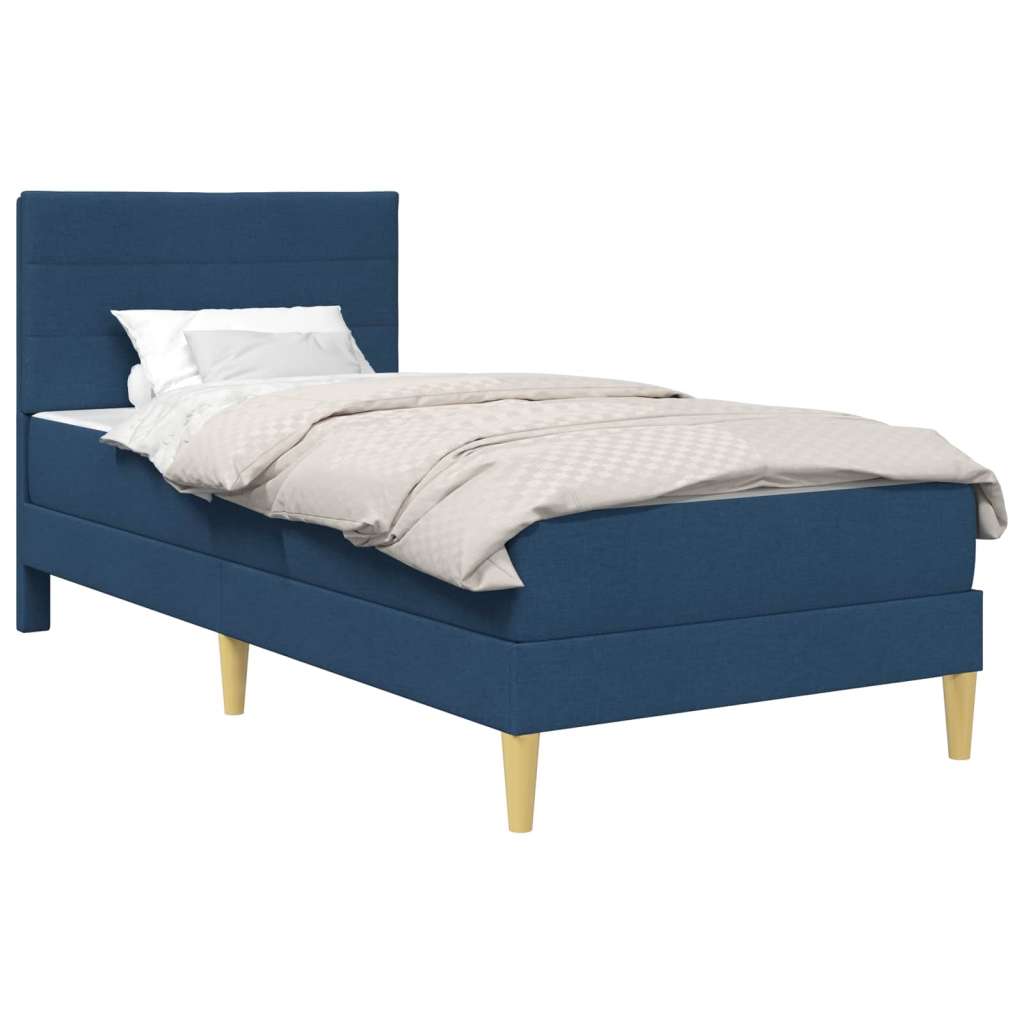  Okvir za krevet Plava 90 x 200 cm Poliester - Plava 90 x 200 cm | shoptok.hr