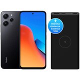 Xiaomi redmi 12 mobilni telefon 8GB/256GB, midnight black + eksterna baterija 10W, 10000mAh, crna Cene