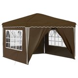  Zložljivi šotor za zabave 288 x 288 x 245 cm Taupe, (5000248735) | Shoptok.si