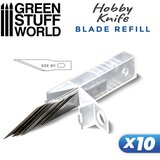 Green Stuff World Mini Hobby Cutter Blades Pack x10 Size 11 | Rezervna sečiva 10 kom size 11 | Eponuda.com