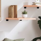  Zidna polica 40x60x(2-4) cm neobrađena masivna hrastovina | Eponuda.com