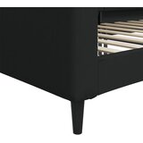  Dnevni krevet crni 80 x 200 cm od tkanine | shoptok.hr