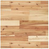  Zidna polica za umivaonik od čelika i masivnog bagremovog drva Smeđa 50 x 50 x 2 cm | shoptok.hr