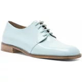 Simple Oxford čevlji VALENCIA-107725 Niebieski Jasny