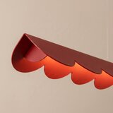 Thoro Crvena LED viseća svjetiljka aluminijska BISCUIT – | shoptok.hr