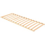 LEŽAJ s letvicama Smeđa 70 x 190 cm Čvrsto drvo bukve Cijene