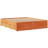 vidaXL Posteljni okvir brez vzmetnice s predali 180x200 cm borovina | Shoptok.si