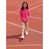 Fruit Of The Loom Pink children's sweatshirt Classic kangaroo | Shoptok.si
