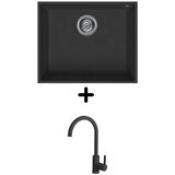  Set SHR Quadra UM 105 + slavina C01 Nero | shoptok.hr