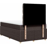  Krevet s oprugama i madracem tamnosmeđi 120 x 200 cm od tkanine | shoptok.hr