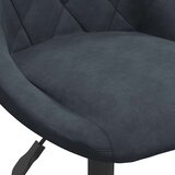  Blagovaonska stolica tamnosiva baršunasta | Eponuda.com