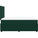 Box spring krevet s madracem tamnozeleni 120x200 cm baršunasti | shoptok.hr