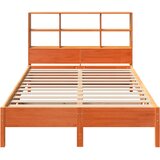 Krevet s regalom za knjige bez madraca 150x200 cm od borovine | shoptok.hr
