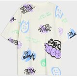 Sinsay Pamučna majica s graffiti printom | shoptok.hr