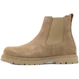 Gležnjarji Bottines Highwood Slip On daim Bež