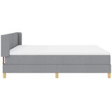  Krevet s opruga kutije Svijetlo siva 200 x 180 cm tkanina | shoptok.hr
