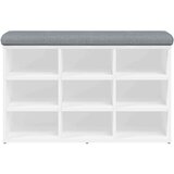 vidaXL klupa za cipele bijela 82 x 32 x 50 cm od konstruiranog drva | shoptok.hr