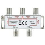 SCHWAIGER Razdelilnik (4-krat, F vtičnica, 5 - 2.400 MHz, 12 dB) Cene