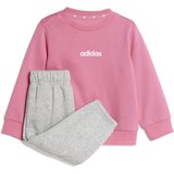 Adidas Komplet trenerka za devojčice I Lin Fl Jog, JW0030, Roze-siva | ePonuda.com