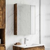  Kopalniška ogledalna omara Dimljeni oreh 73.5 x 15.5 x 70 cm, (5000233187) | Shoptok.si
