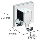 Wenko set od dvije samostojeće kuke Vakuum-Loc, opterećenje do 33 kg | shoptok.hr