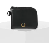 Denarnice Smooth Leather Zip Around Wallet Črna