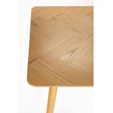 White Label Jedilna miza v hrastovem dekorju 90x180 cm Fabio – | Shoptok.si
