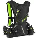 Spokey SPRINTER - Sports, cycling and running backpack 5 l, green/clear, waterproof