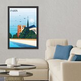 Wallity uramljena slika paris 5, 40x55 cm Cene