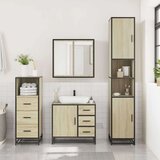 vidaXL 3-dijelni set kupaonskog namještaja boja hrasta sonome drveni | shoptok.hr