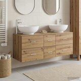  Set namještaja za kupaonicu 3 kom. Hrast artisan | shoptok.hr